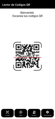 Lector de Codigos QR android App screenshot 1